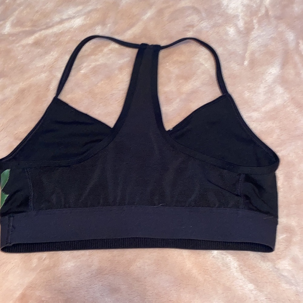 Adidas Originals Wip Floral Logo Mesh Sports Bra - Picture 7 of 8